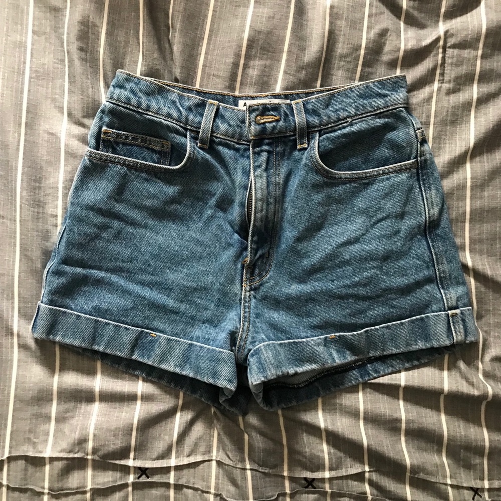 American Apparel High Waisted Shorts